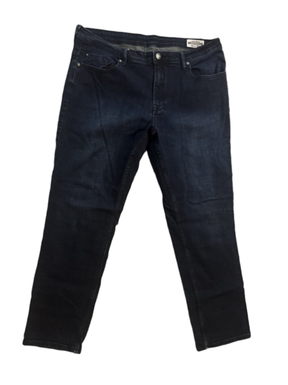 Men's Unbranded Dark Blue Straight Jeans Waist 40